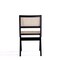 Manhattan Comfort Hamlet Dining Chair in Black and Natural Cane, Set of 2 DCCA03-BK - alternate 3